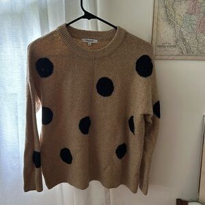 Madewell Polka Dot Sweater size S